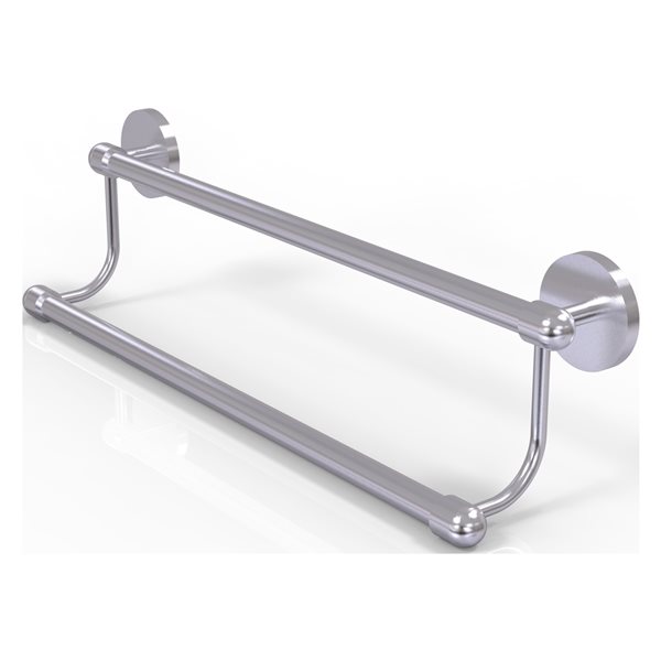 Allied Brass Tango Satin Chrome 24-in Double Towel Bar