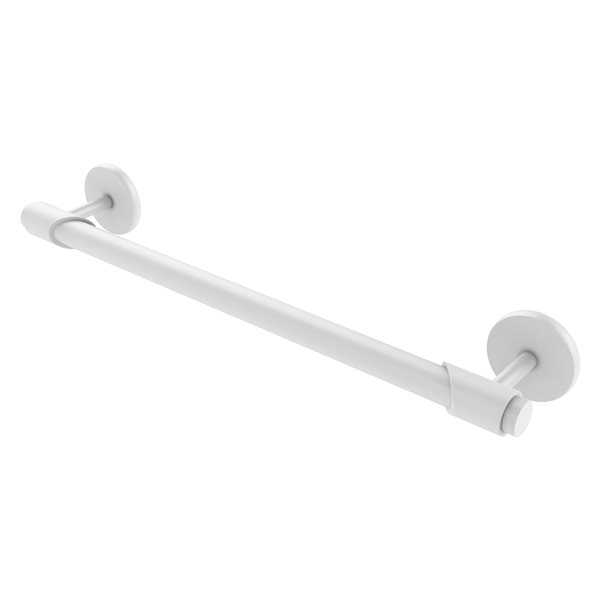 Allied Brass Tribecca Matte White 24-in Towel Bar