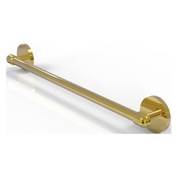 Allied Brass Tango 30-in Polished Brass Wall Mount Single Towel Bar