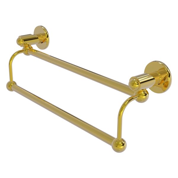 Allied Brass Soho 36 In Double Polished Brass Wall Mount Double Towel   330923157 MainImage 001 L 