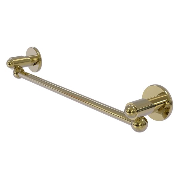 Allied Brass Soho 36-in Unlacquered Brass Wall Mount Single Towel Bar