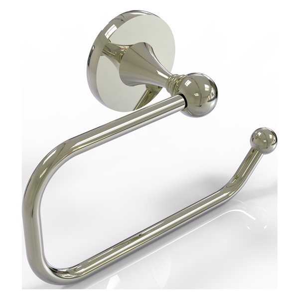 Allied Brass Shadwell Polished Nickel Wall Mount Single Post Toilet Paper Holder