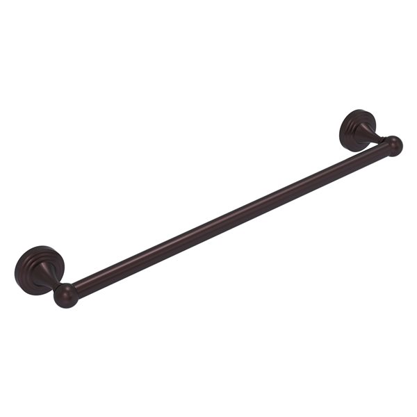 Allied Brass Sag Harbor 30-in Antique Bronze Wall Mount Single Towel Bar