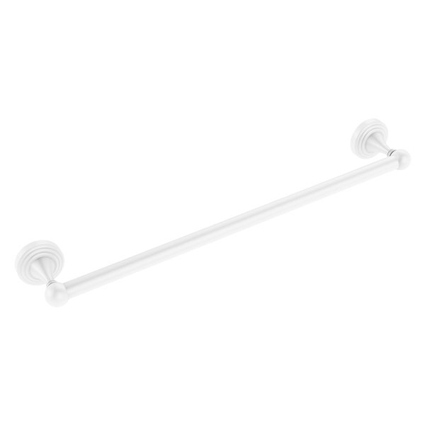 Allied Brass Sag Harbor 36-in Matte White Wall Mount Single Towel Bar