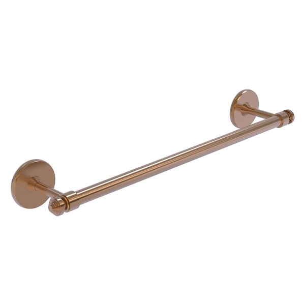 Allied Brass Southbeach 18-in Brushed Bronze Wall Mount Single Towel Bar
