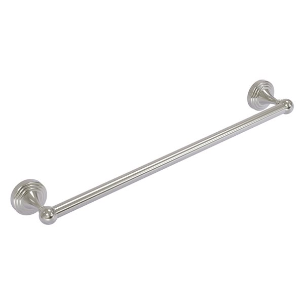 Allied Brass Sag Harbor 36-in Satin Nickel Wall Mount Single Towel Bar