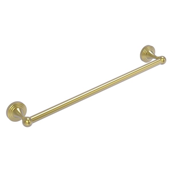 Allied Brass Sag Harbor 24-in Satin Brass Wall Mount Single Towel Bar