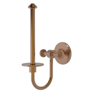 Allied Brass Southbeach Upright Brushed Bronze Wall Mount Single Post Toilet Paper Holder