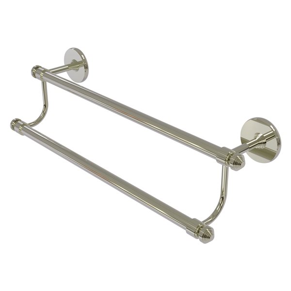 Allied Brass Southbeach 24-in Double Polished Nickel Wall Mount Double Towel Bar