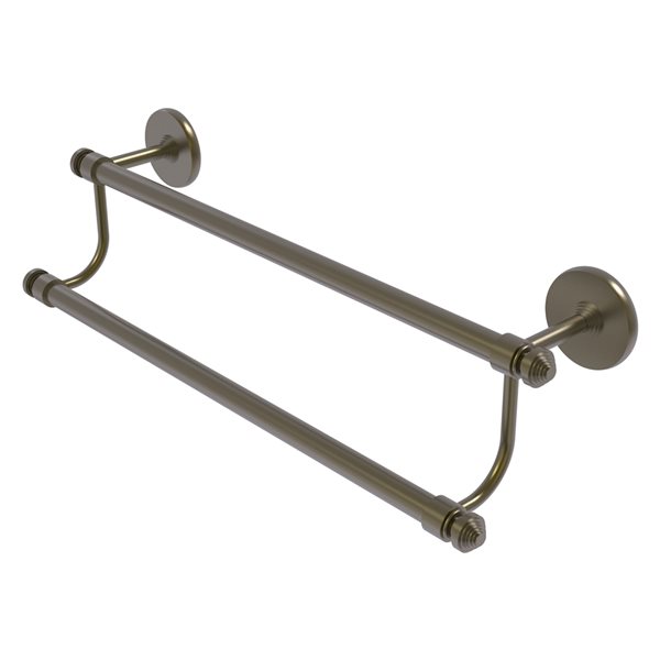Allied Brass Southbeach 30-in Double Antique Brass Wall Mount Double Towel Bar