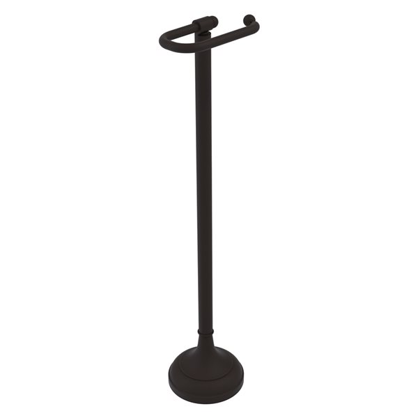 Allied Brass Freestanding European Style Toilet Tissue Holder in Oil Rubbed Bronze