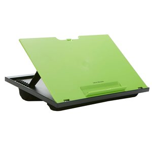 Mind Reader 14.75-in Green Traditional Adjustable Lap Desk