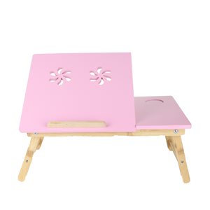 Mind Reader 21.25-in Pink Traditional Adjustable Flip Top Lap Desk