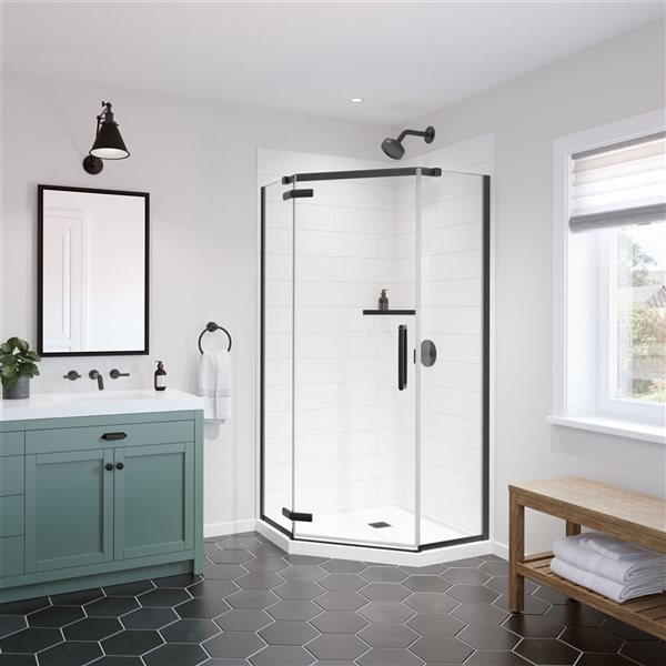Image of Maax | Denso 42-In X 84-In Matte White Shower Surround Side Wall Panel Set - 2-Piece | Rona