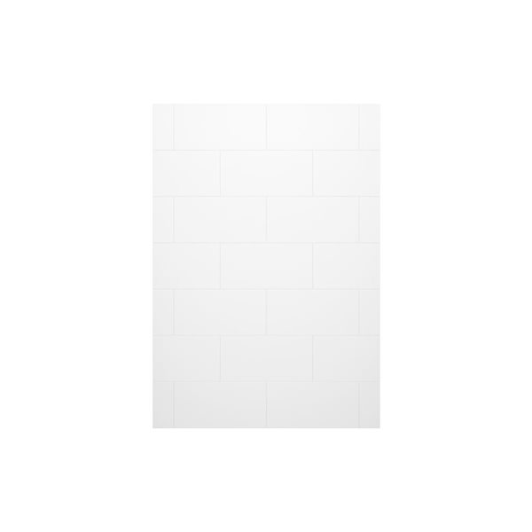 MAAX Denso Matte White 62-in x 84-in Shower Surround Back Wall Panel