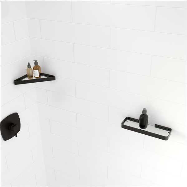 MAAX Denso 62-in x 84-in Matte White Shower Surround Back Wall Panel
