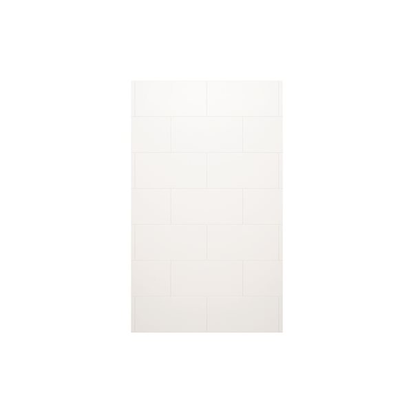 MAAX Denso 50-in x 84-in Matte White Shower Surround Back Wall Panel