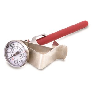 Thermomètre pour la fabrication du yogourt d’Euro Cuisine de 60 °F à 220 °F, rouge