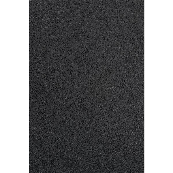 Tapis rectangulaire à usages multiples par VersaTex en vinyle noir de 24 po x 36 po