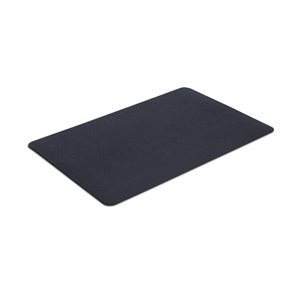 Tapis rectangulaire à usages multiples par VersaTex en vinyle noir de 24 po x 36 po