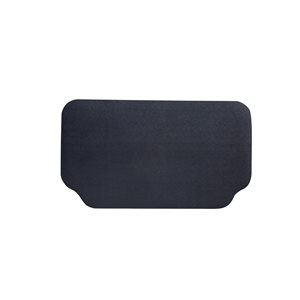 Tapis de protection rectangulaire pour barbecue par GrillTex en vinyle noir de 36 po x 56 po