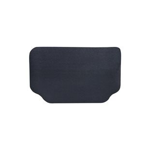 GrillTex 30-in x 48-in Vinyl Rectangle Black Protective Grill Mat