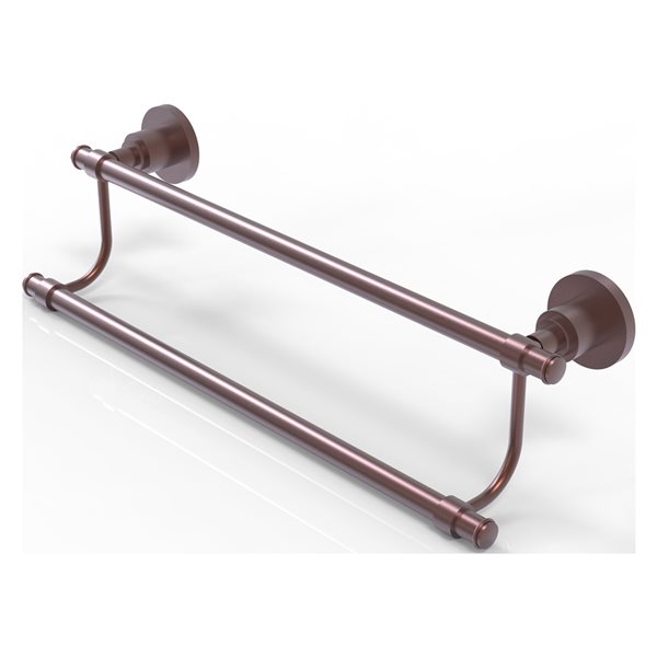 Allied Brass Washington Square Antique Copper 30-in Double Towel Bar