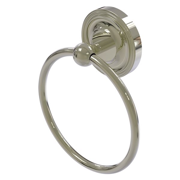 Allied Brass Regal Polished Nickel Wall Mount Towel Ring