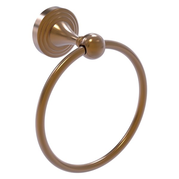 Allied Brass Sag Harbor Brushed Bronze Wall Mount Towel Ring