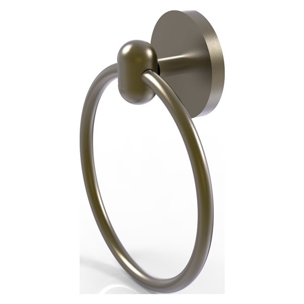 Allied Brass Tango Antique Brass Wall Mount Towel Ring