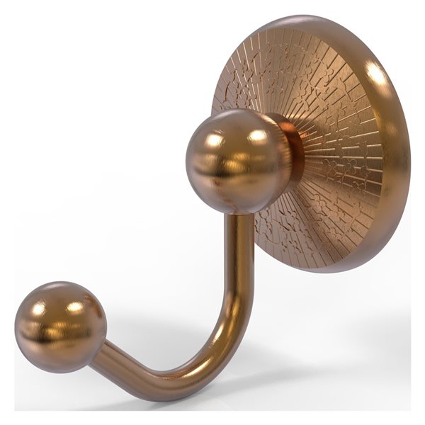 Allied Brass Prestige Monte Carlo 1-hook Brushed Bronze Towel Hook