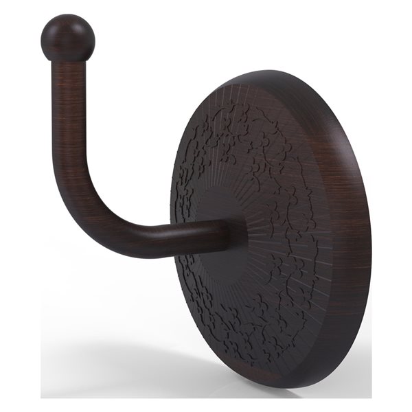 Allied Brass Monte Carlo 1-hook Venetian Bronze Towel Hook
