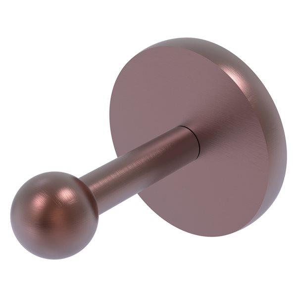 Allied Brass Prestige Skyline Utility Peg Antique Copper Towel Hook