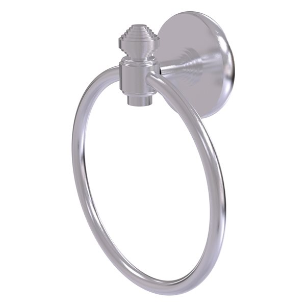 Allied Brass Southbeach Satin Chrome Wall Mount Towel Ring