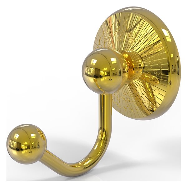 Allied Brass Prestige Monte Carlo 1-hook Polished Brass Towel Hook