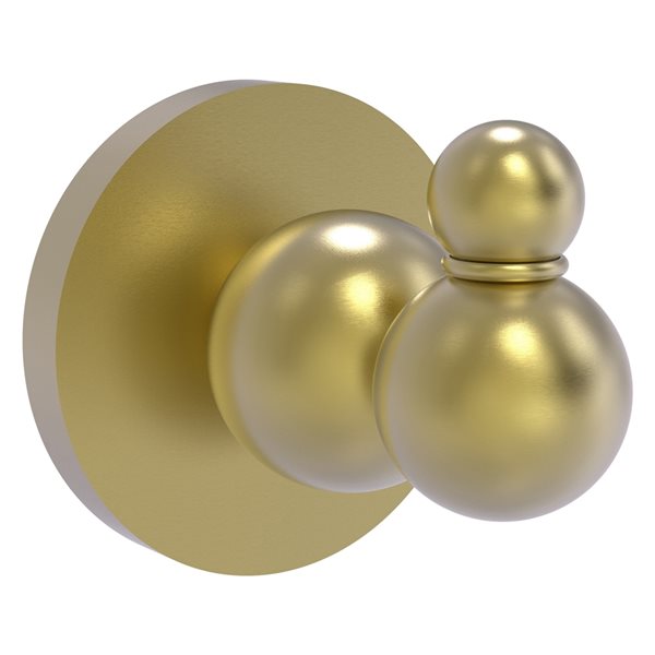 Allied Brass Bolero 1-hook Satin Brass Towel Hook