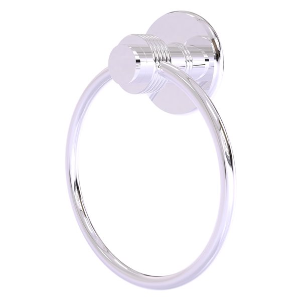 Allied Brass Mercury Polished Chrome Wall Mount Towel Ring