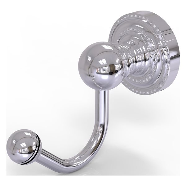 Allied Brass Dottingham 1-hook Polished Chrome Towel Hook