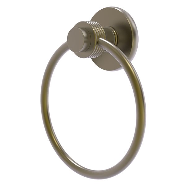 Allied Brass Mercury Antique Brass Wall Mount Towel Ring