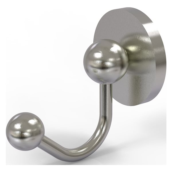 Allied Brass Prestige Skyline 1hook Satin Nickel Towel Hook P1020SN