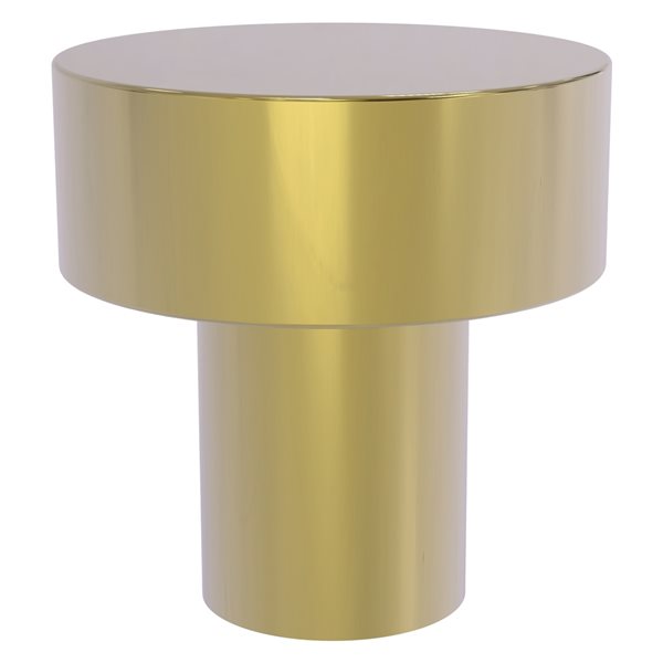 Allied Brass Unlacquered Brass Cylindrical Traditional 1 In Cabinet   330926643 MainImage 001 L 