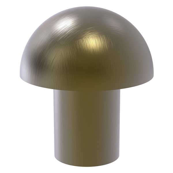 Allied Brass Antique Brass Mushroom Traditional 1in Knob 106