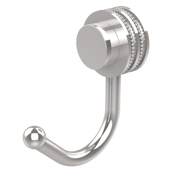 Allied Brass Venus Polished Chrome Towel Hook with Dotted Accents 420D ...