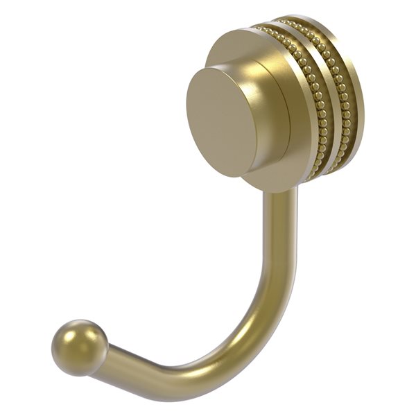 Allied Brass Venus Satin Brass Towel Hook with Dotted Accents 420D-SBR ...