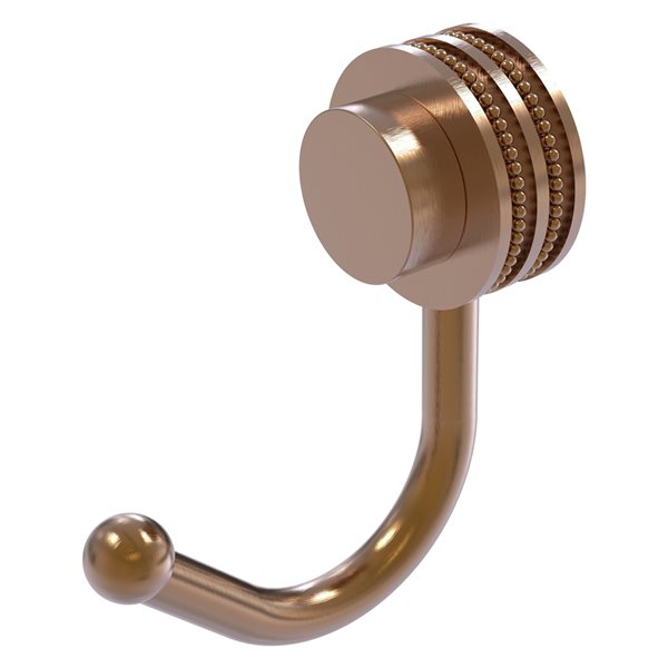 Allied Brass Venus Brushed Bronze Towel Hook with Dotted Accents 420D ...