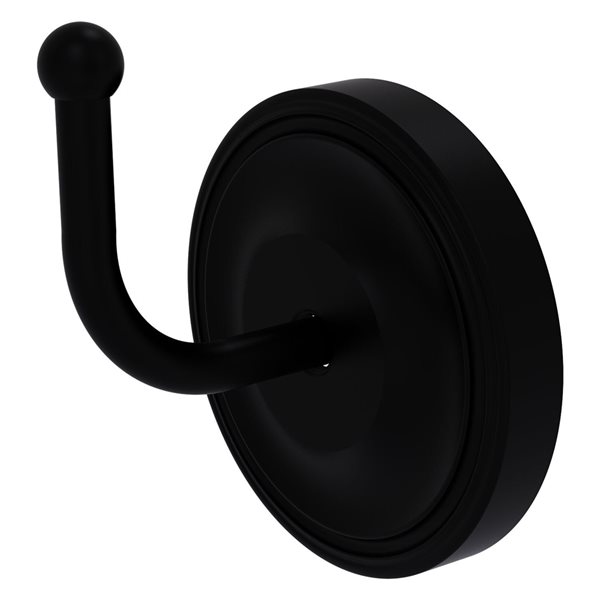 Allied Brass Regal Matte Black Towel Hook