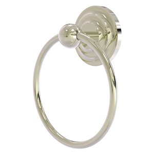 Allied Brass Que New Polished Nickel Wall Mount Towel Ring