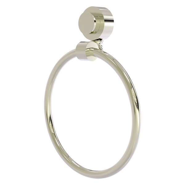 Allied Brass Venus Polished Nickel Wall Mount Towel Ring