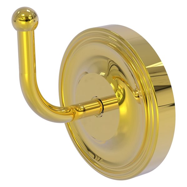 Allied Brass Regal Polished Brass Towel Hook R H1 PB RONA   330927395 MainImage 001 L 