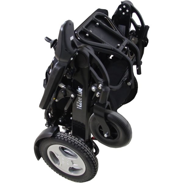 Ezee Fold 4G Bariatric Electric Folding Wheelchair with 21-in Seat